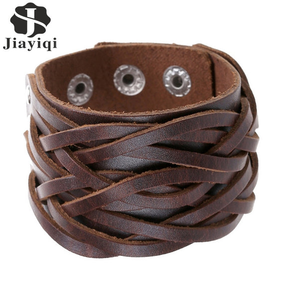 Jiayiqi  Leather Bracelet