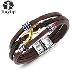 Jiayiqi Leather Bracelet