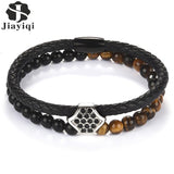 Jiayiqi Leather Bracelet